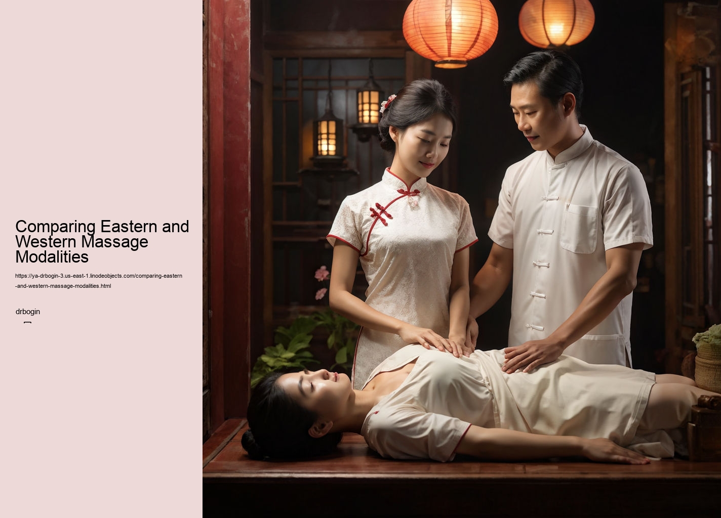 Comparing Eastern and Western Massage Modalities